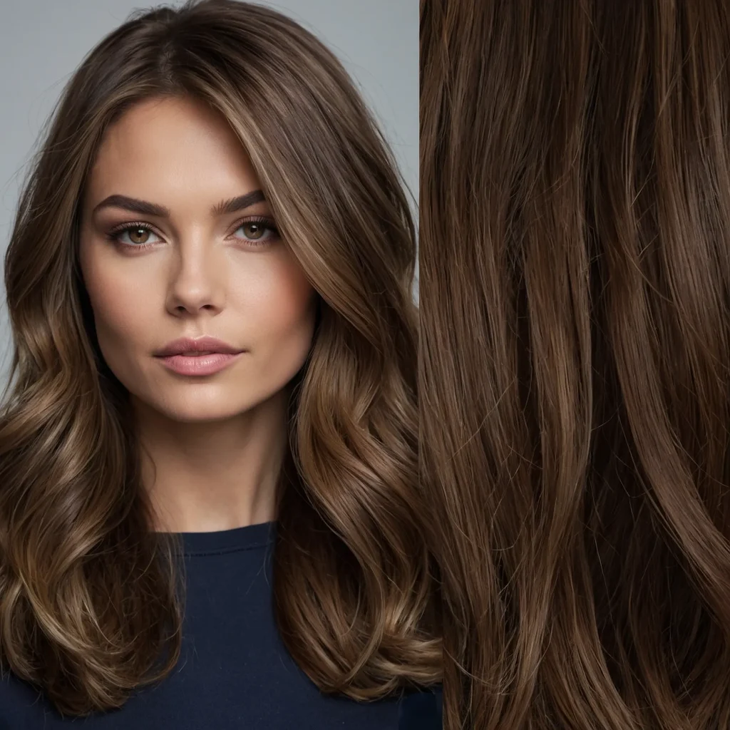 Dark Ashy Brown with Chestnut