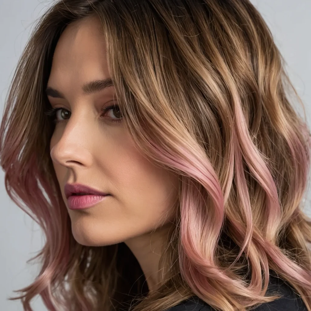 Pink Balayage Waves