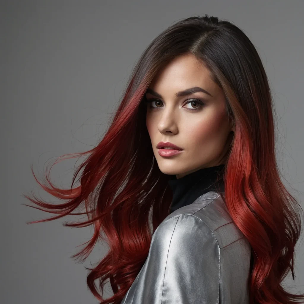 Reverse Red Ombre
