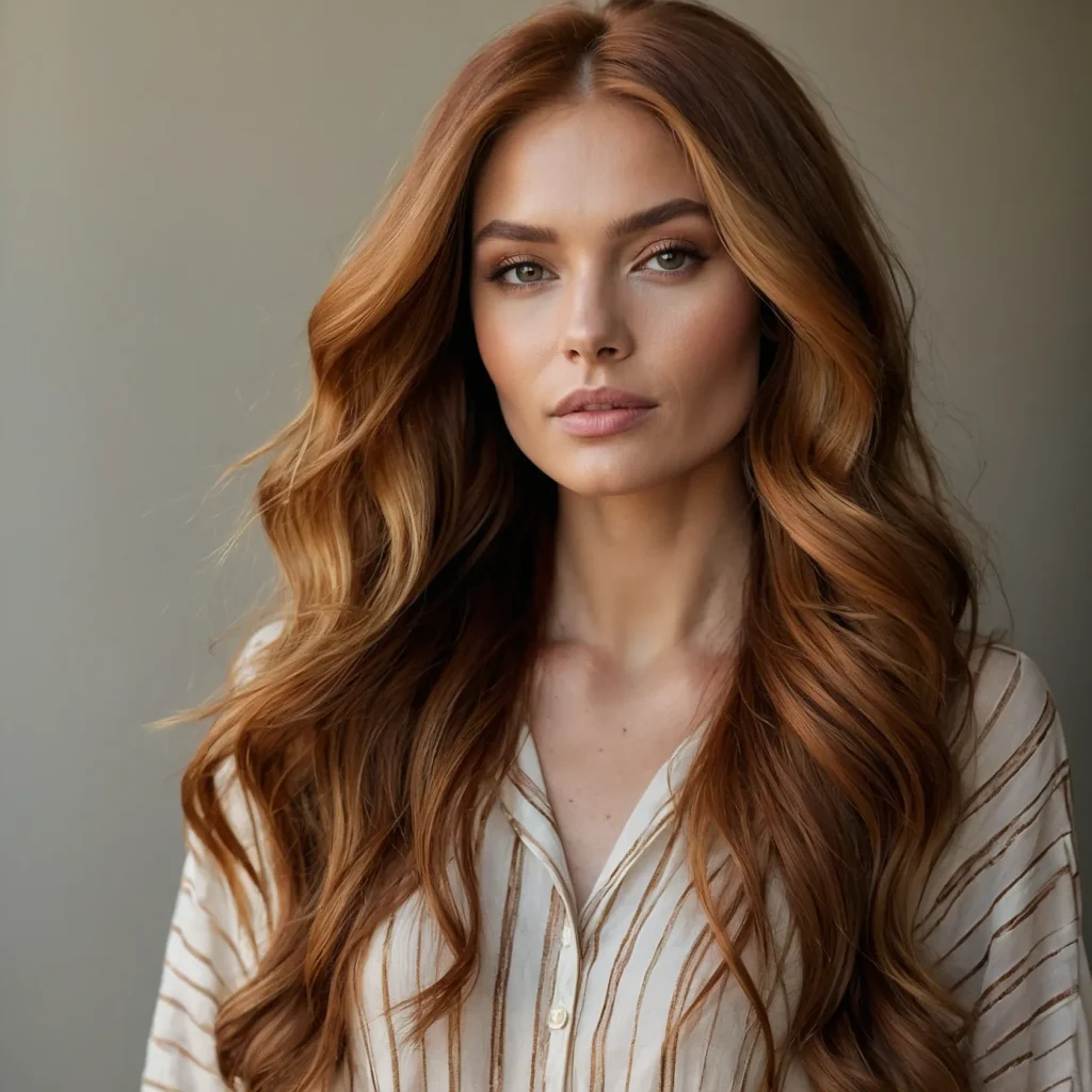 Cinnamon Brown with Golden Auburn