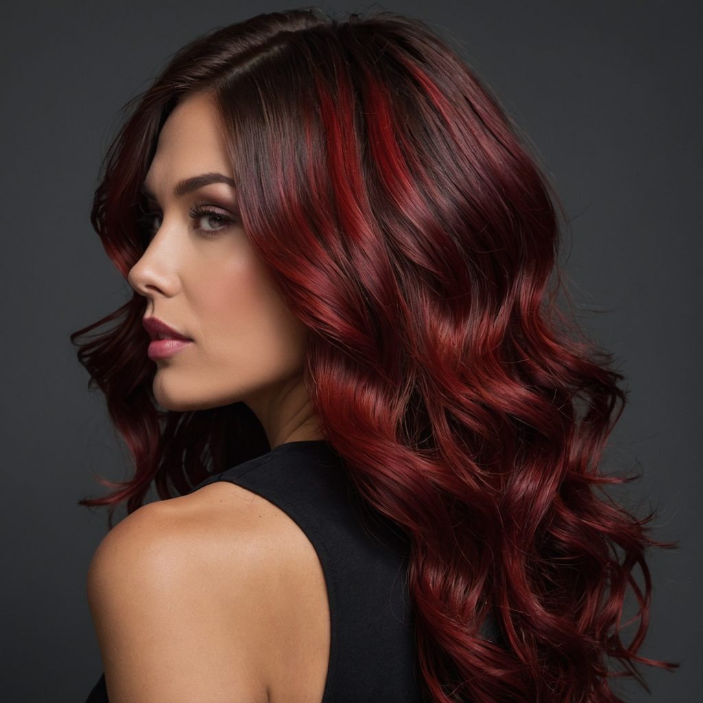 Scarlet Red Waves
