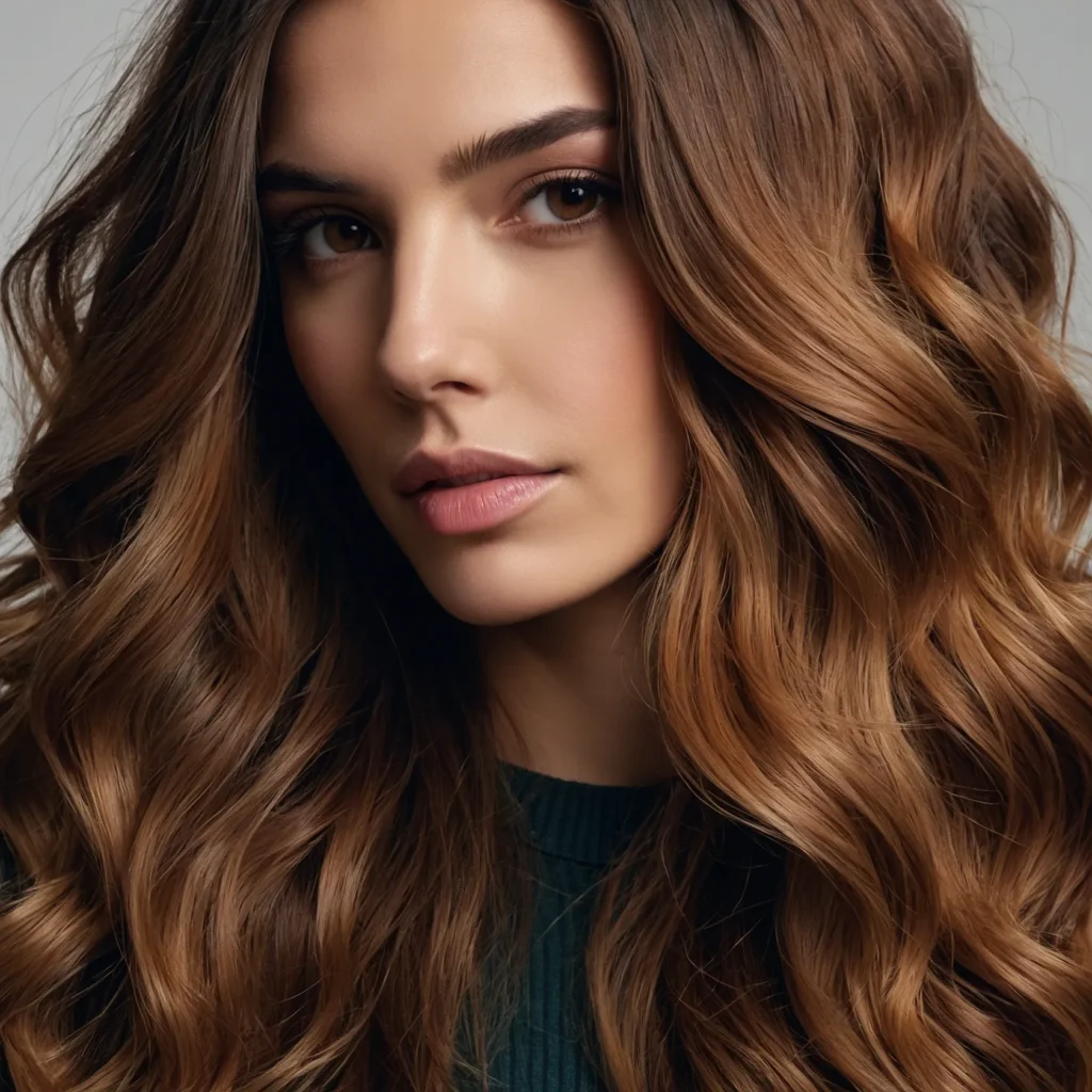 Chocolate chestnut ombré
