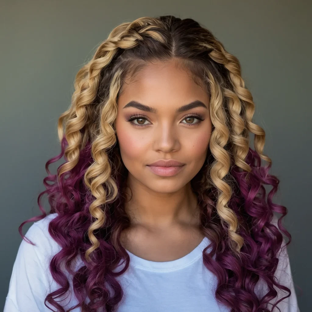 Loosely Braided Curls