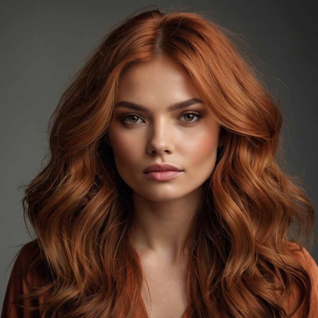 Soft Touch Auburn Peach Waves