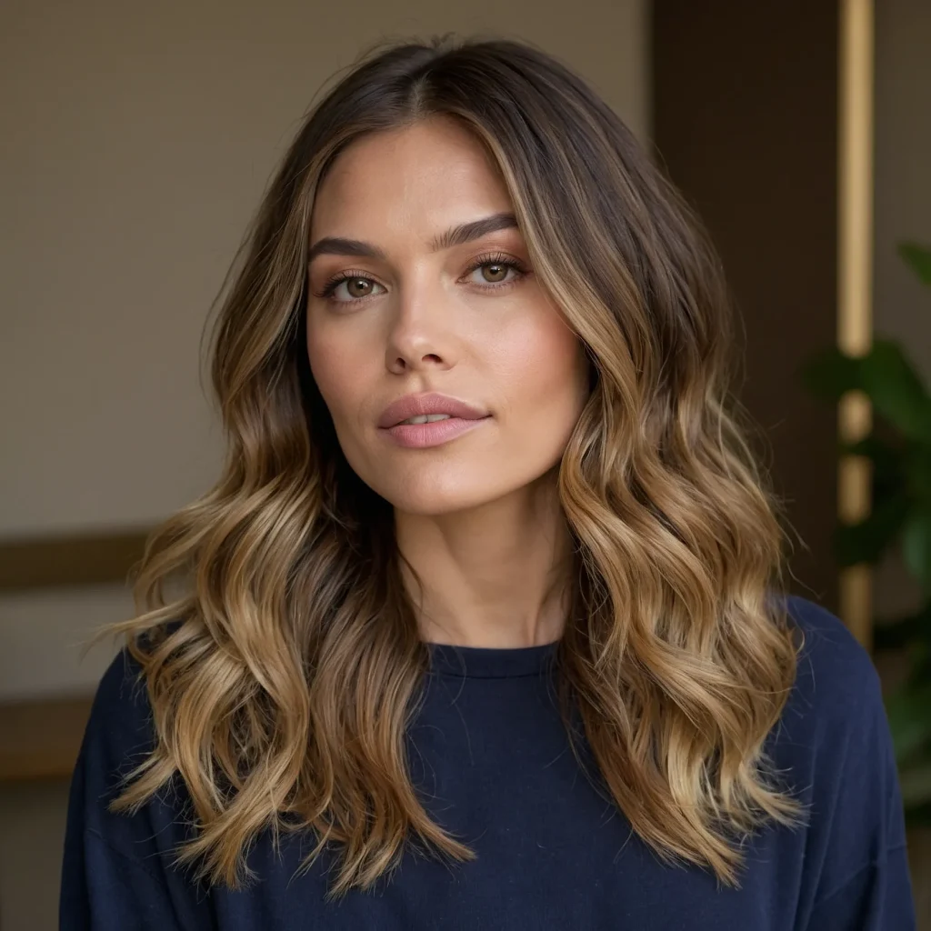 Honey Money Piece Balayage