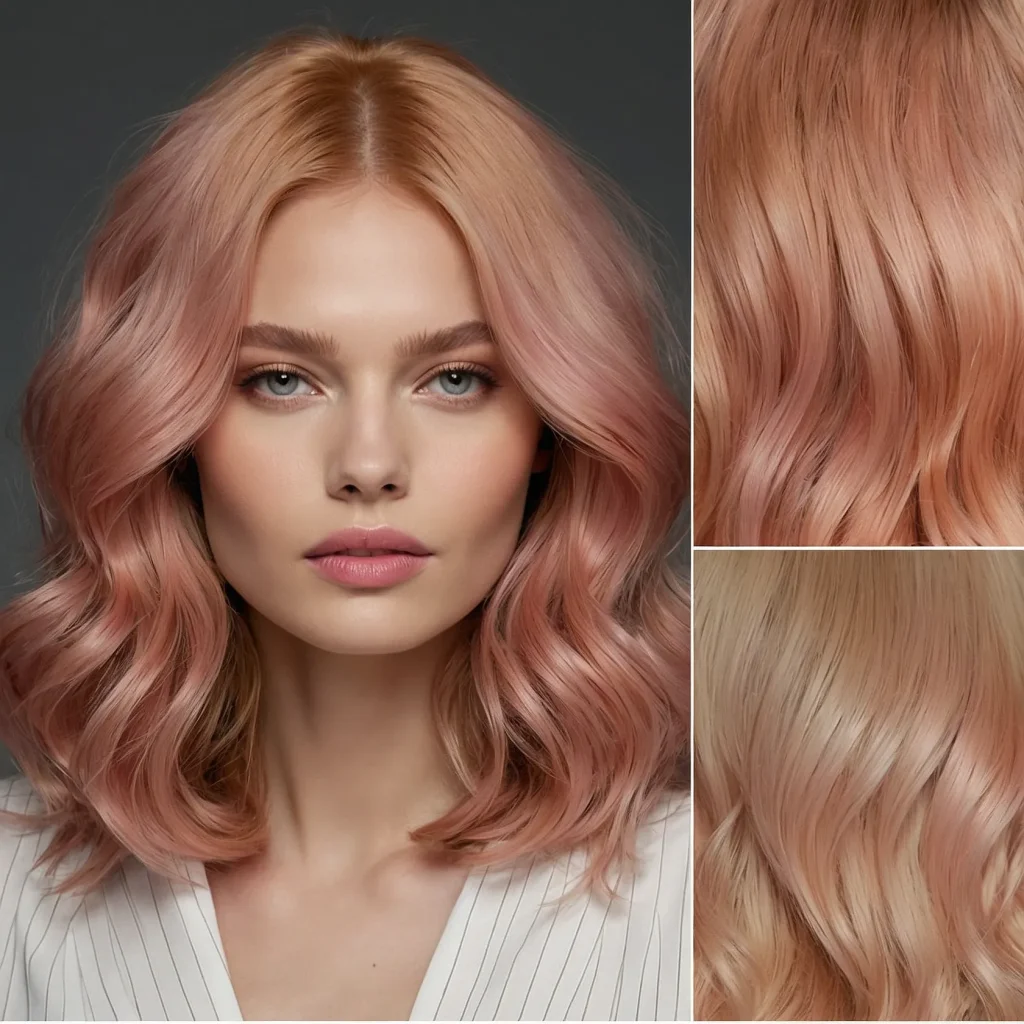 Milkshake Peach Hair