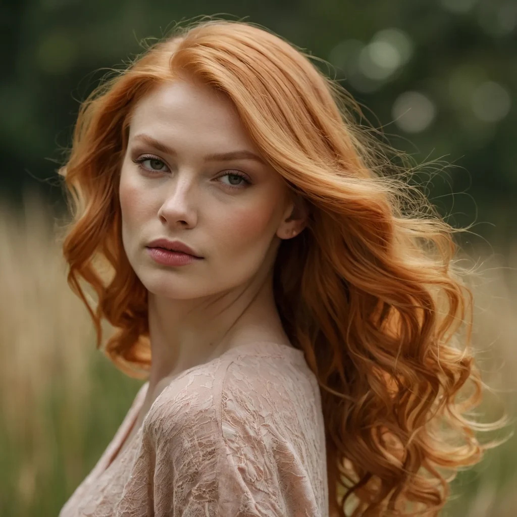 Peachy Strawberry Blonde (Peach + Strawberry Tones)
