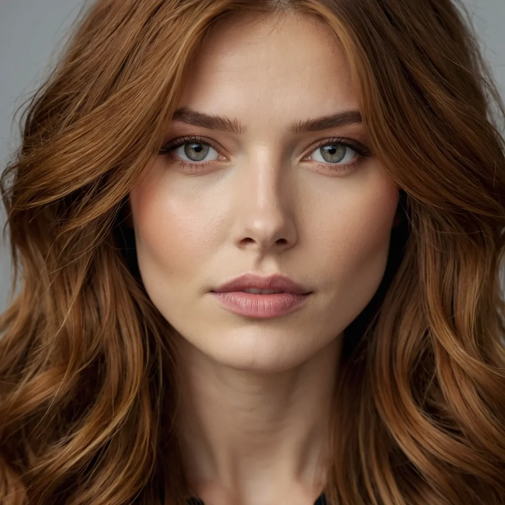 Natural Auburn with Highlights