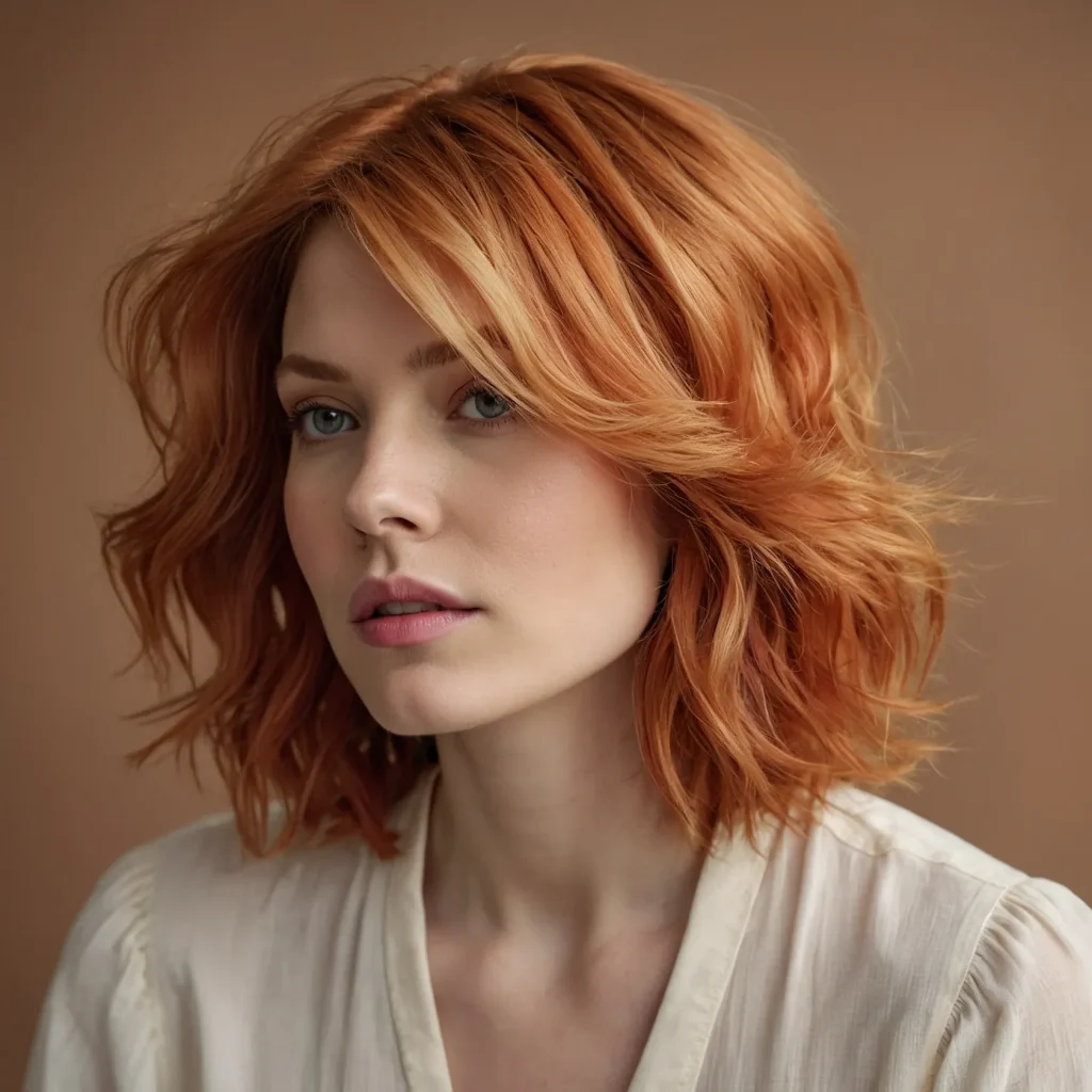 Soft Coral / Peachy Ginger