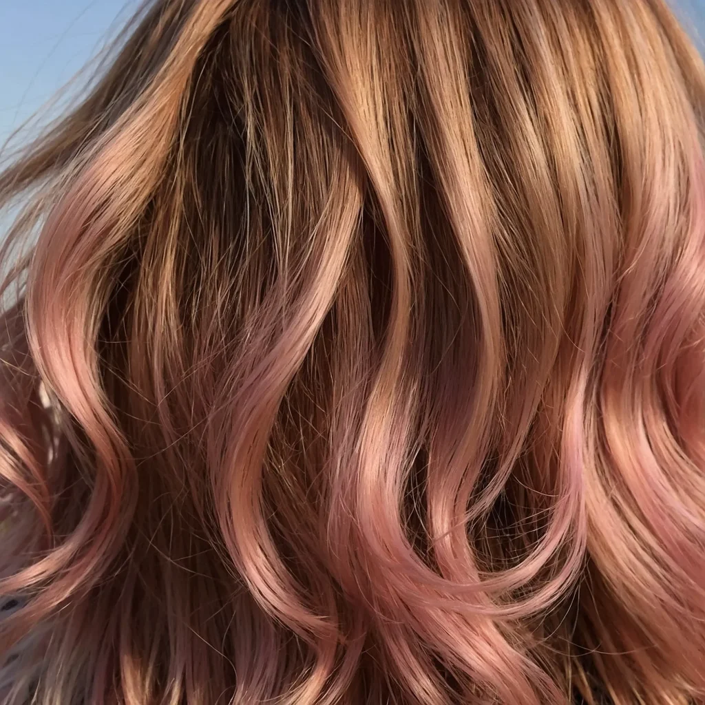 Soft Rose Gold Pink Blends