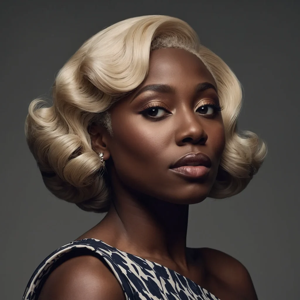 Cynthia Erivo – Deep Sculpted Side Waves