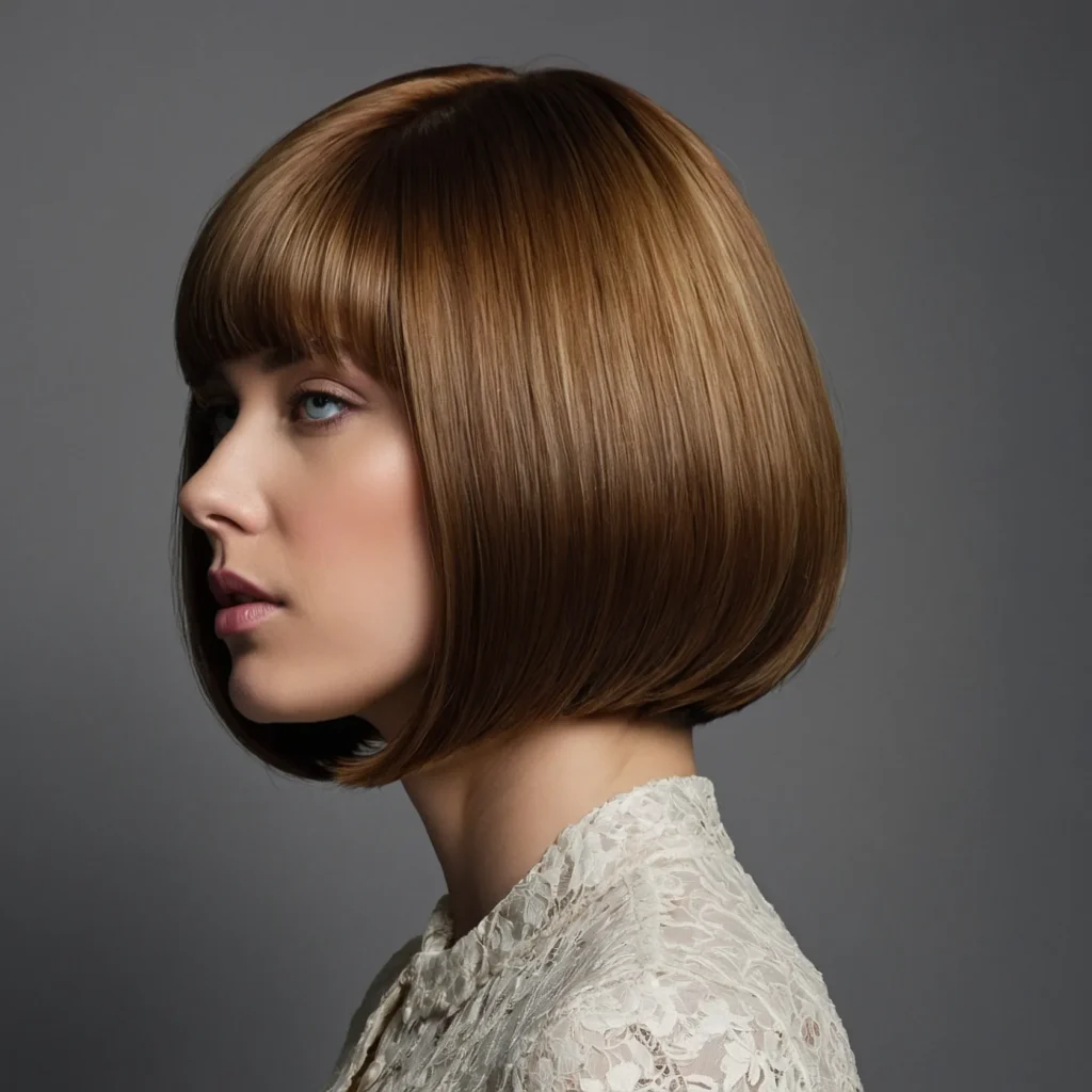 Bubble Bob with Flicked‑Under Ends