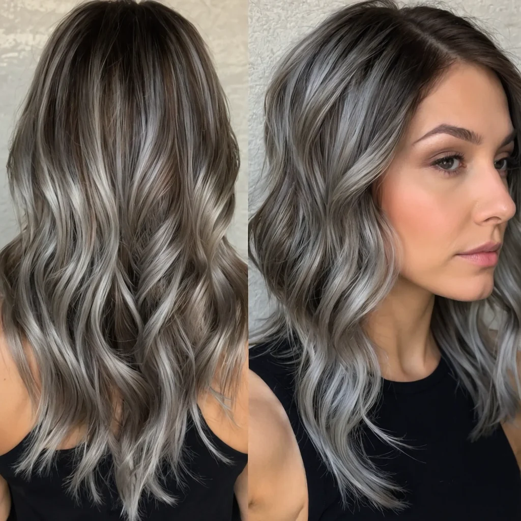 Grey Balayage