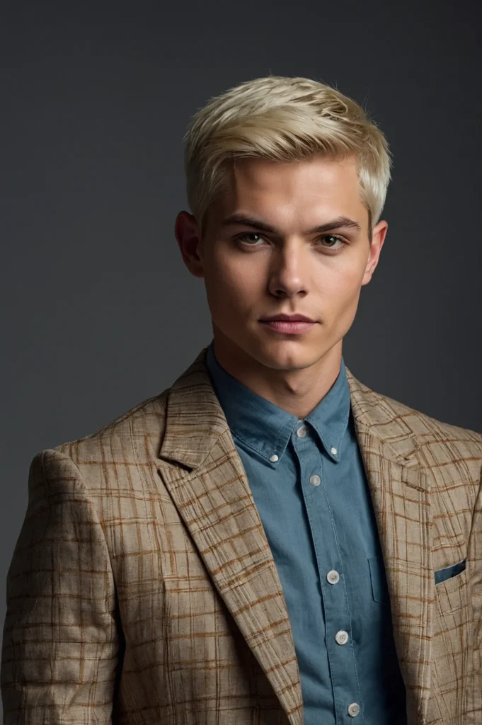 Pixie with Tapered SidesAmerican white male w