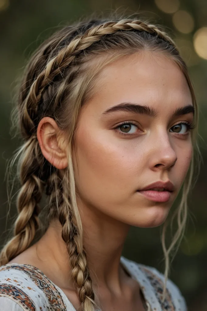 Realistic image of a young woman with a Dutch