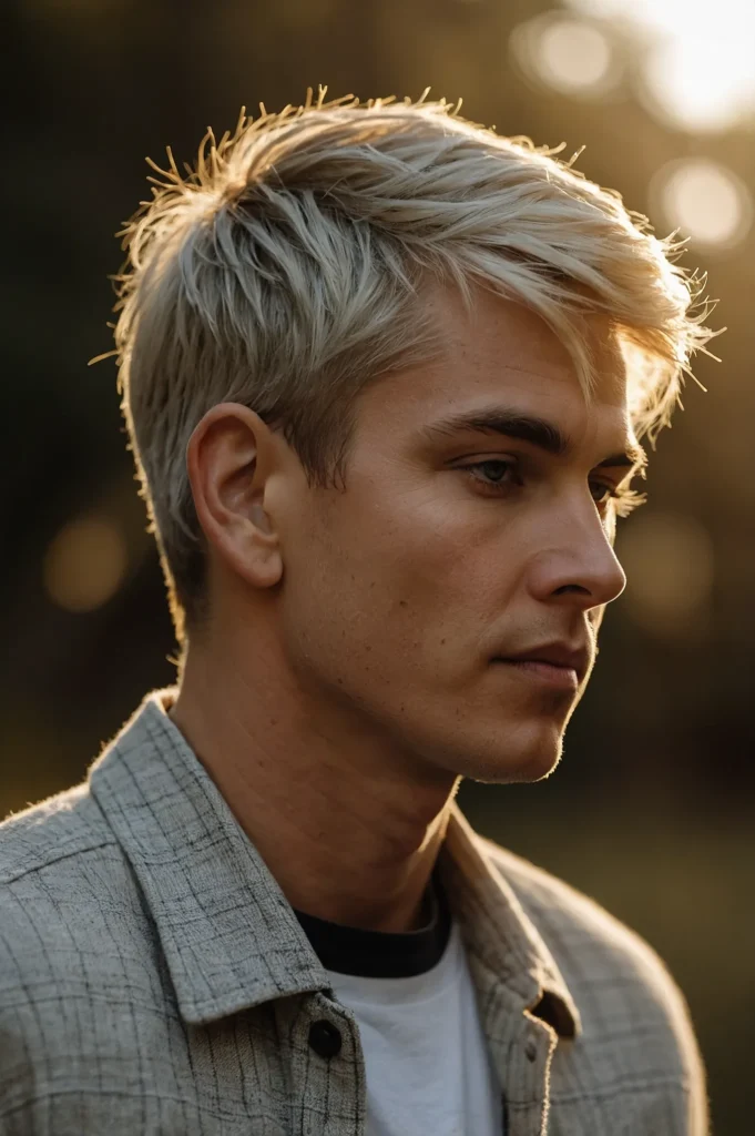 SideSwept PixieWhite male with sideswept pixi