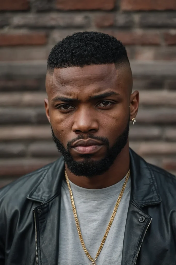 Skin Fade Crew CutBlack man with skin fade cr