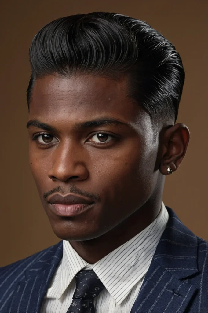 SlickBack PixieA Black man with a slickedback