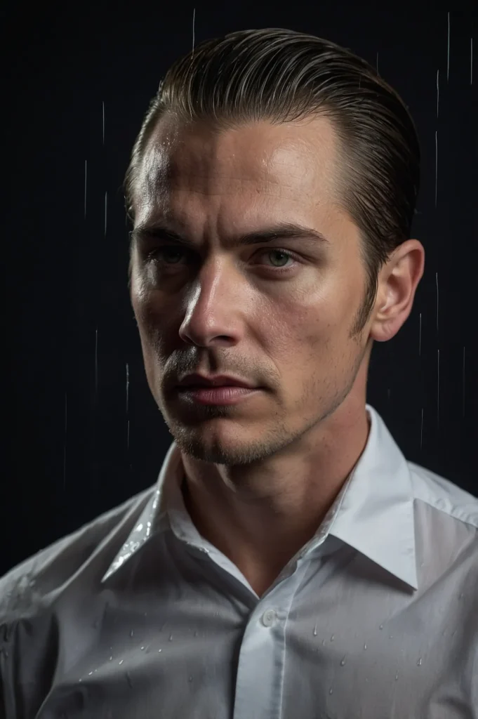 SlickedBack PixieWhite American man with slic