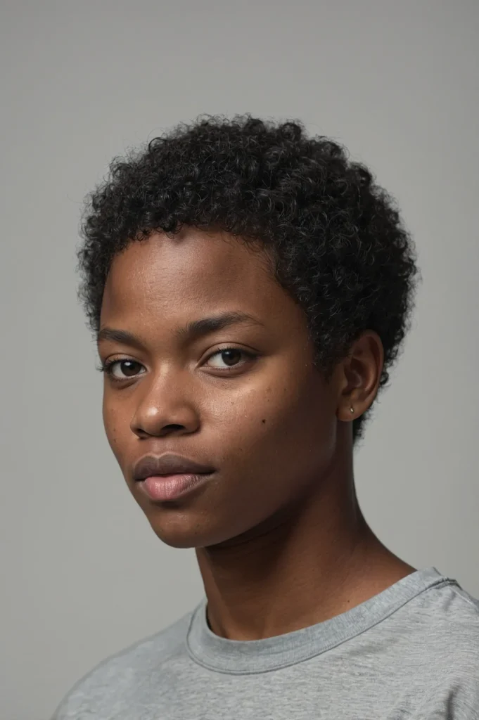 Teeny Weeny Afro PixieA Black man with a shor