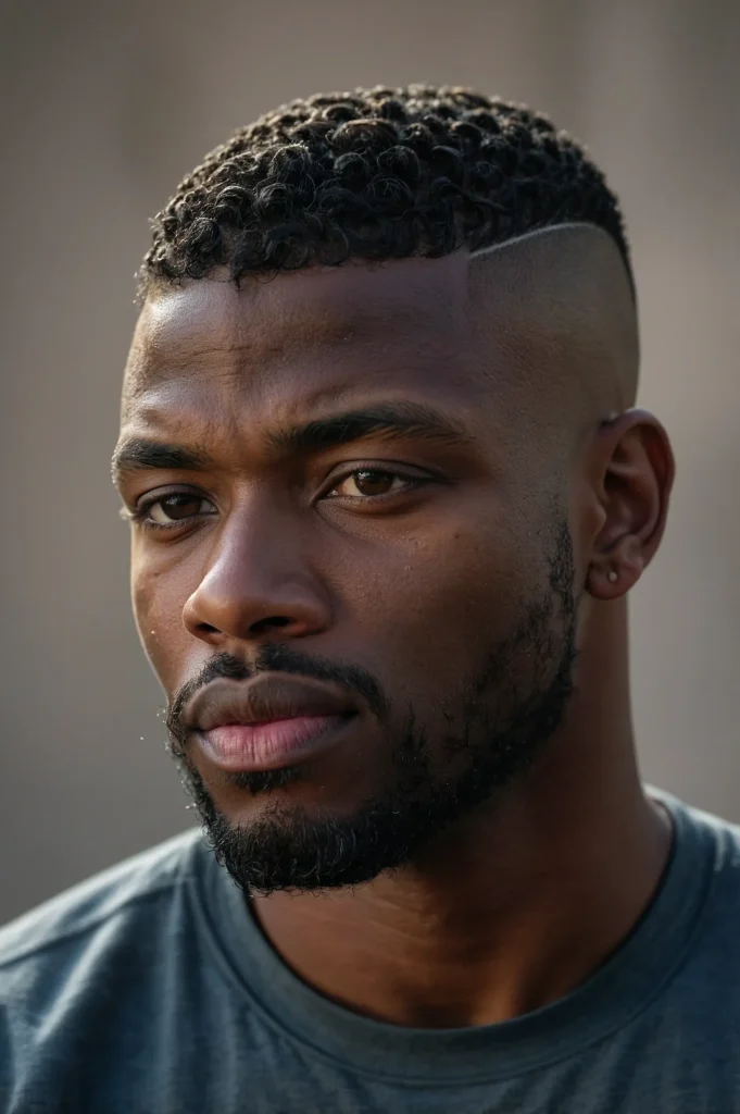 Twist Buzz Cut HybridBlack man with short twi