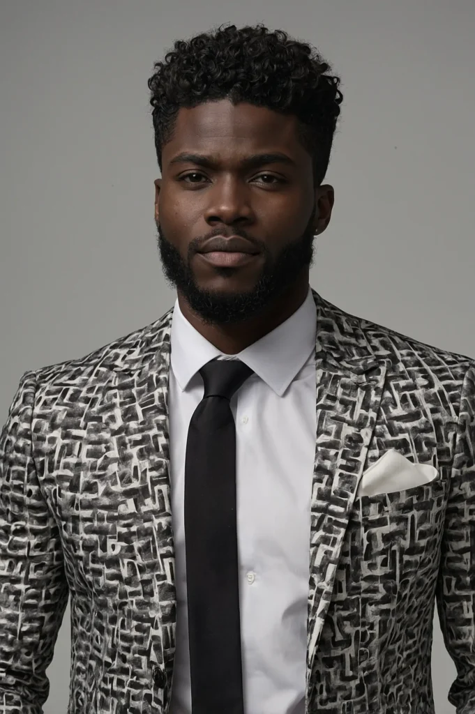 Wolf Cut with TwistOut TextureA Black man sho