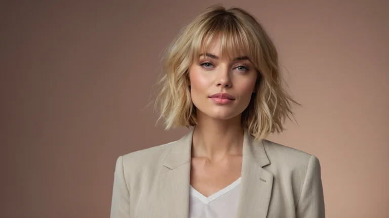 Leonardo Kino XL Beautiful white woman with soft curtain bangs