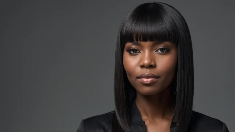 Leonardo Kino XL Closeup of a confident Black woman showcasing ()