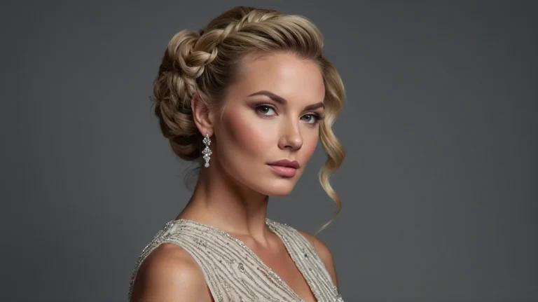 Leonardo Kino XL Confident white woman with glowing skin and f