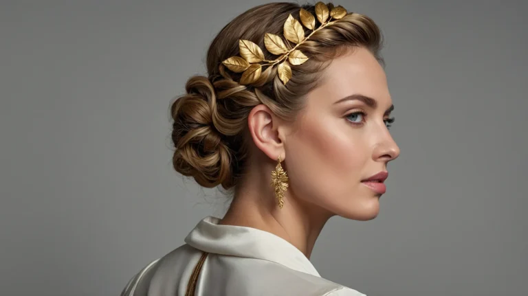 Leonardo Kino XL White woman with elegant Grecian goddess hair