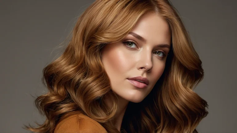 Leonardo Kino XL White woman with glamorous golden brown hairs