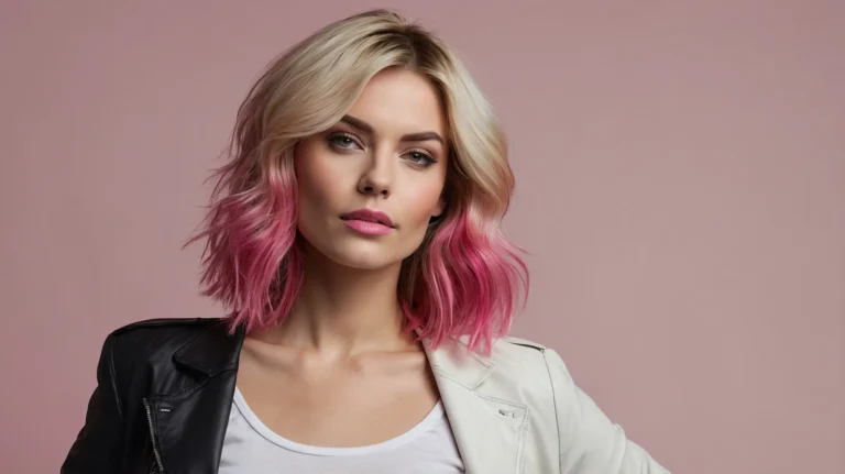 Leonardo Kino XL White woman with mediumlength hair styled in