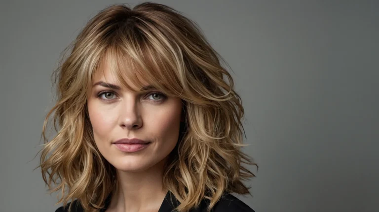 Leonardo Kino XL White woman with mediumlength tousled hairsty ()
