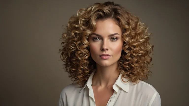 Leonardo Kino XL White woman with voluminous curly hair pintur