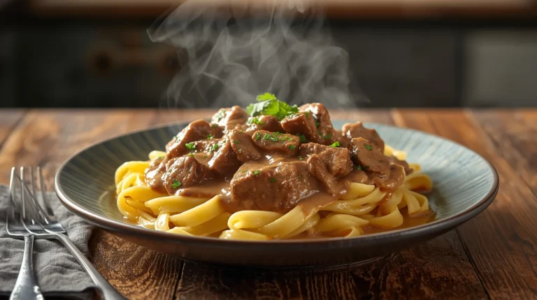 hungarian beef stroganoff recipe