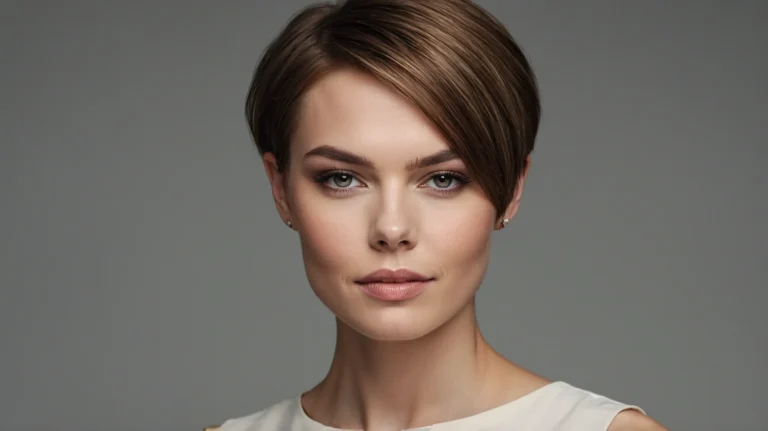Leonardo Kino XL A realistic portrait of a stylish white woman