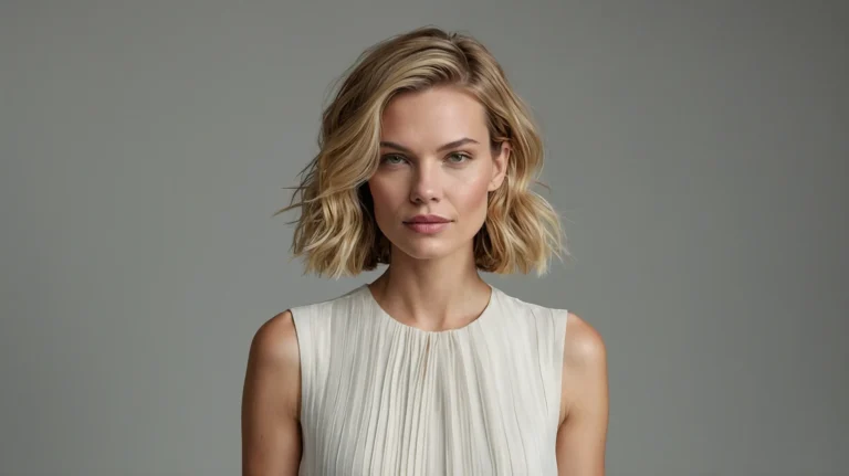 Leonardo Kino XL A stylish white woman with a chic clavicut co