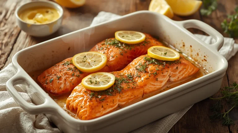 baked salmon recipe lemon