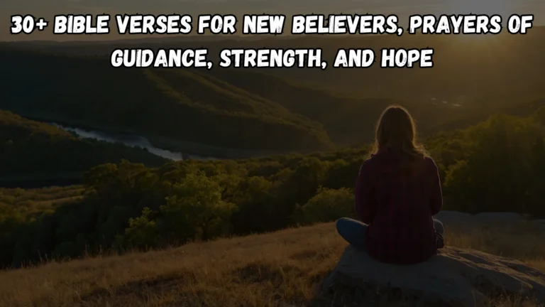 + Bible Verses for New Believers Prayers of Guidance Strength and Hope