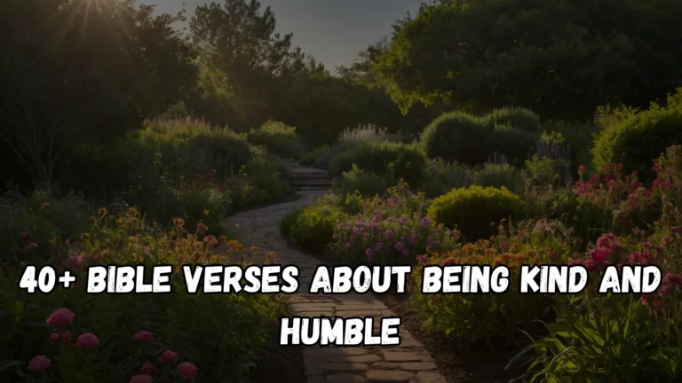 Bible Verses About Being Kind and Humble