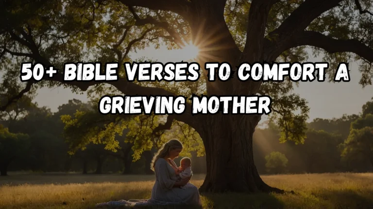 + Bible Verses to Comfort a Grieving Mother