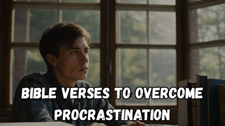 Bible Verses to Overcome Procrastination
