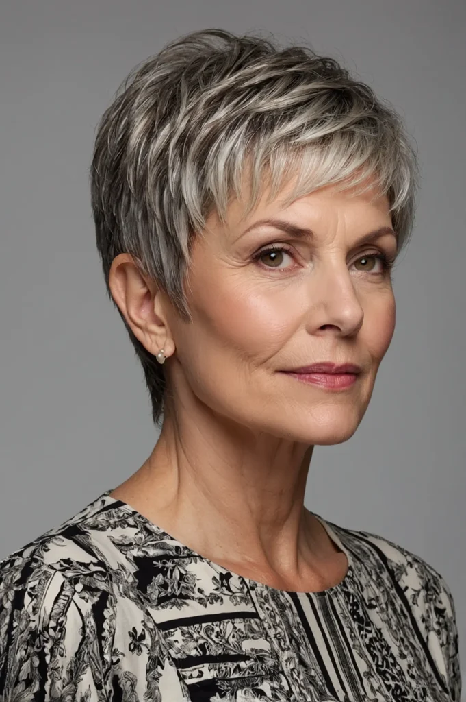 Pixie Cut with SideSwept or Textured BangsUlt