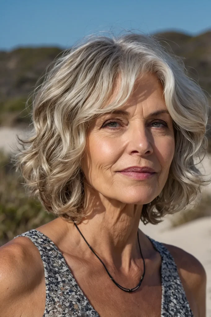 Soft Wavy Bob Beachy WavesUltrarealistic sho