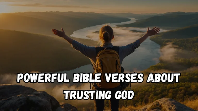 bible verse about trusting god