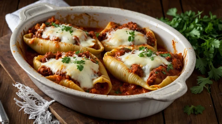 stuffed shells recipe easy