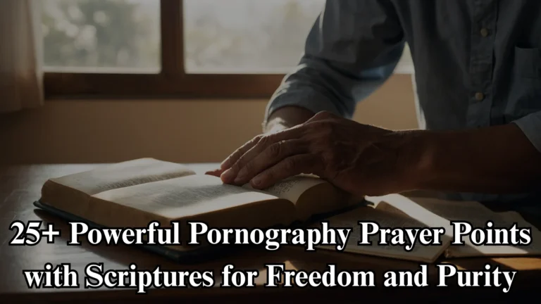 + Powerful Pornography Prayer Points with Scriptures for Freedom and Purity