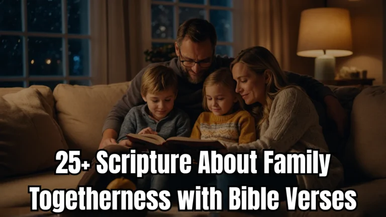 + Scripture About Family Togetherness with Bible Verses on Love Unity and Growing in Faith