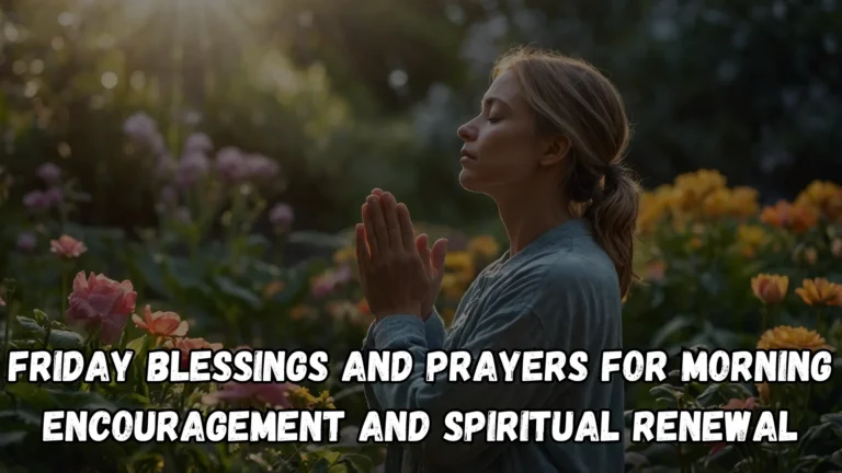 Friday Blessings and Prayers for Morning Encouragement and Spiritual Renewal
