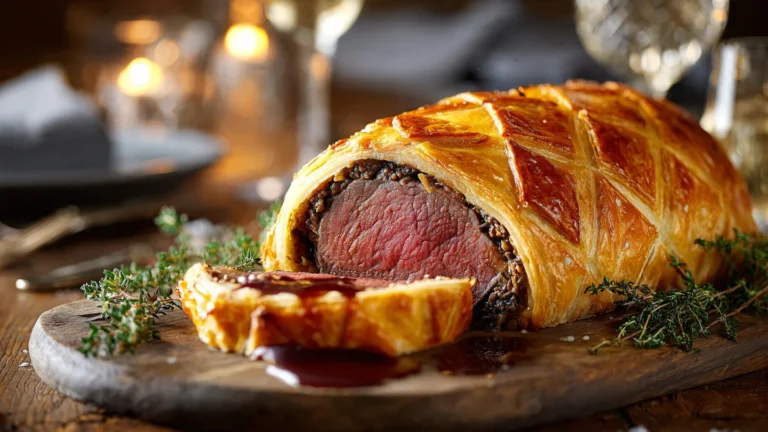 beef wellington recipe without mushrooms